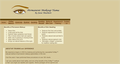 Desktop Screenshot of permanentmakeupyuma.com